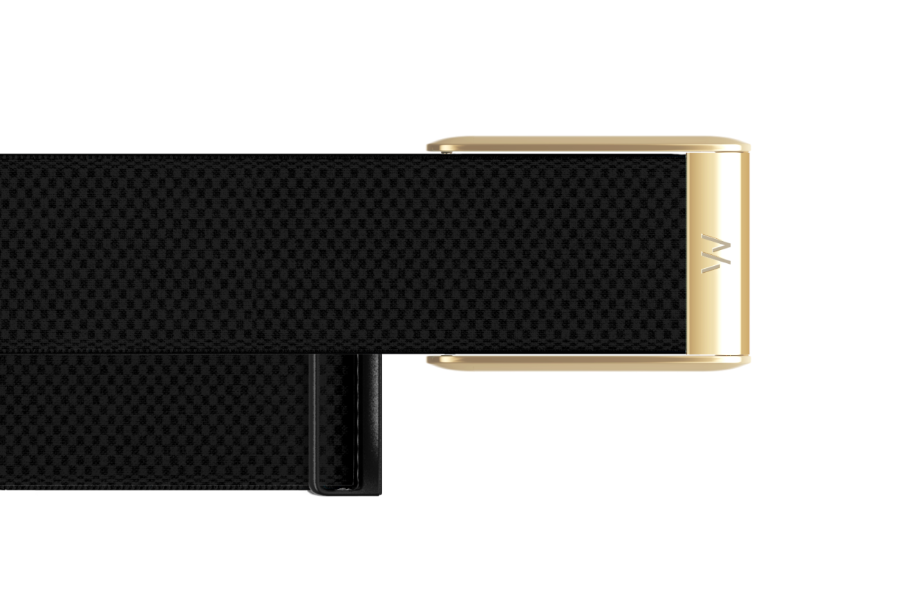 5.0 SuperKnit Luxe Band | Obsidian with Gold