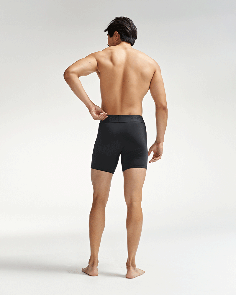4.0 Black ANY-WEAR™ Athletic Boxer | Smart Apparel