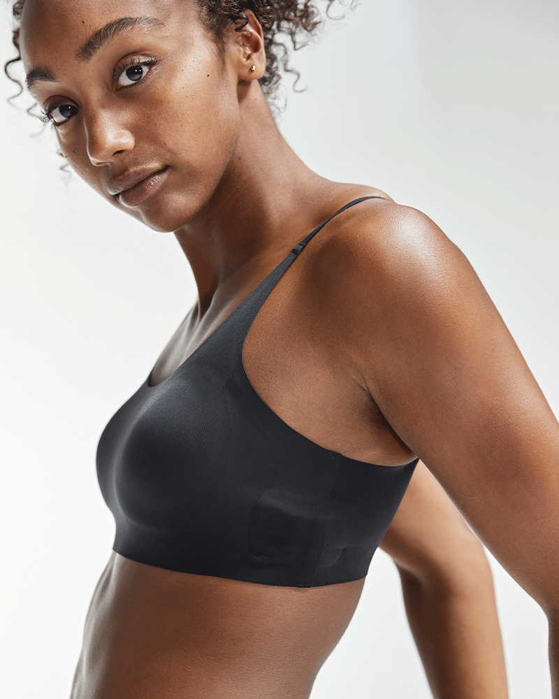 4.0 ANY-WEAR™ Adjustable Bralette | Smart Apparel | Black